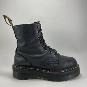 Dr Martens Doc Jadon III Chunky Platform Boots Womens Size 9 Black Leather